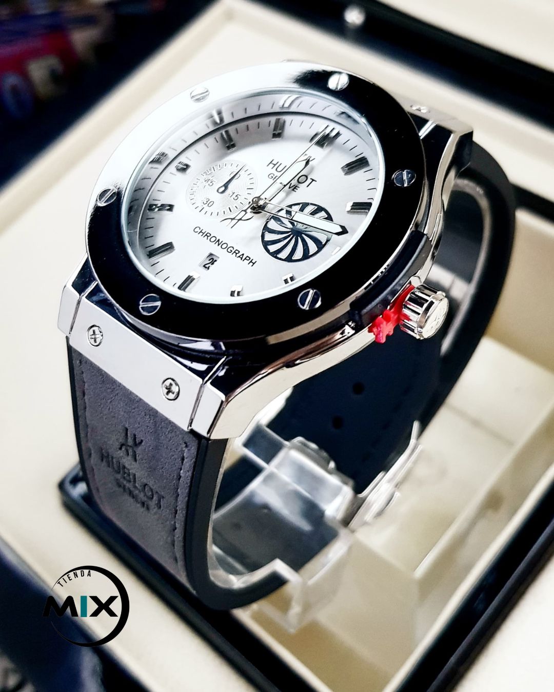 RELOJ HUBLOT FOCUS CUERO