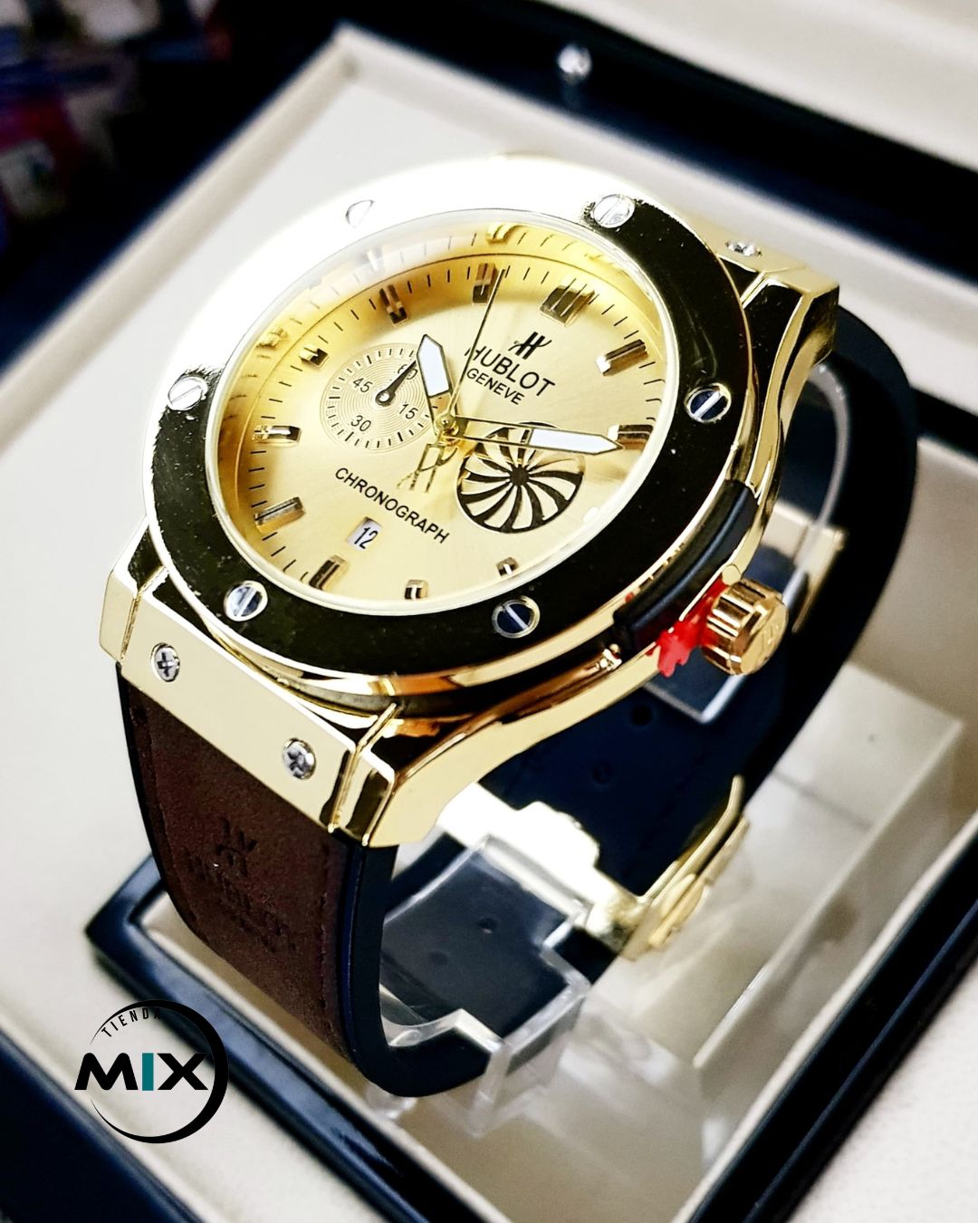 RELOJ HUBLOT FOCUS CUERO