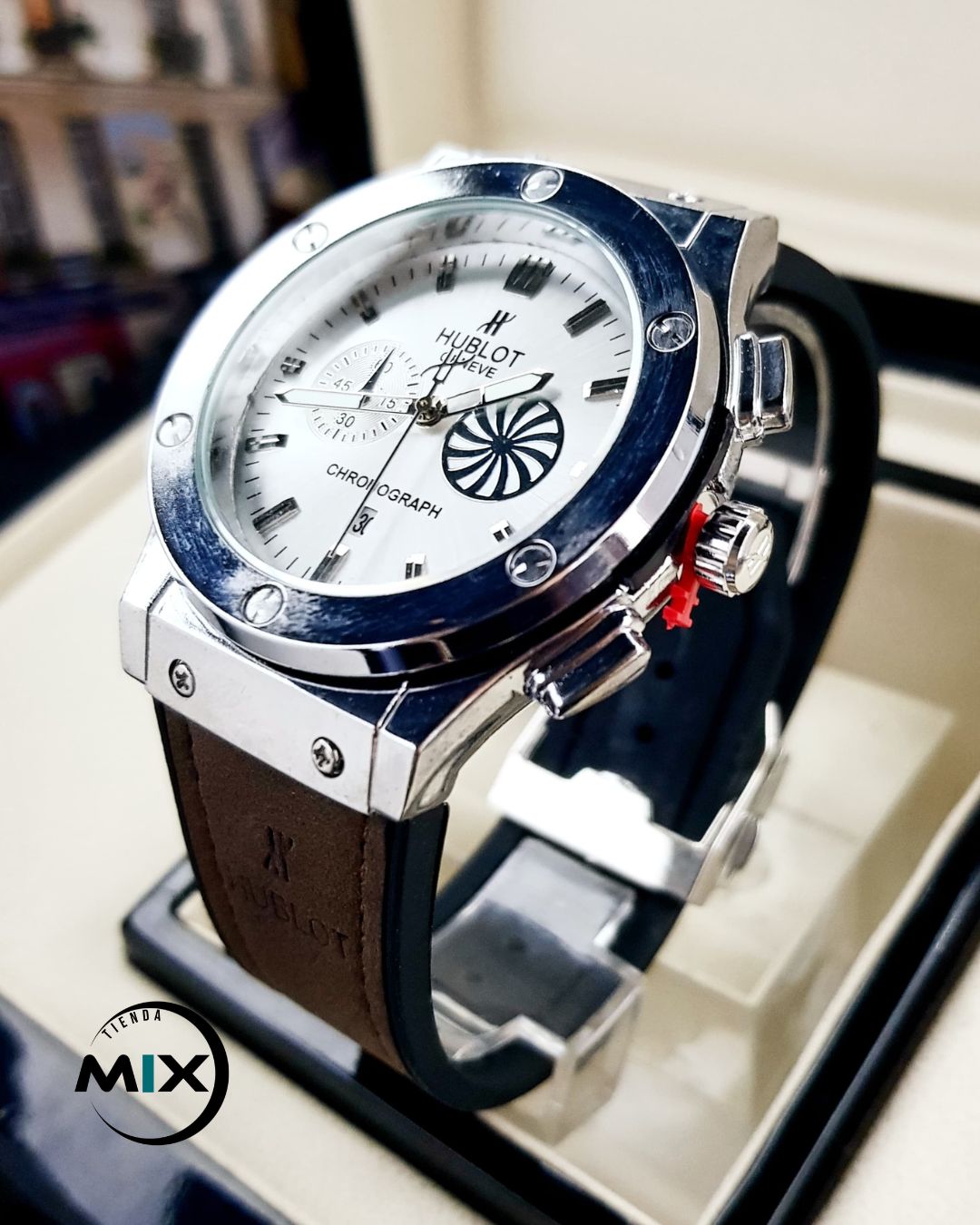 RELOJ HUBLOT FOCUS CUERO