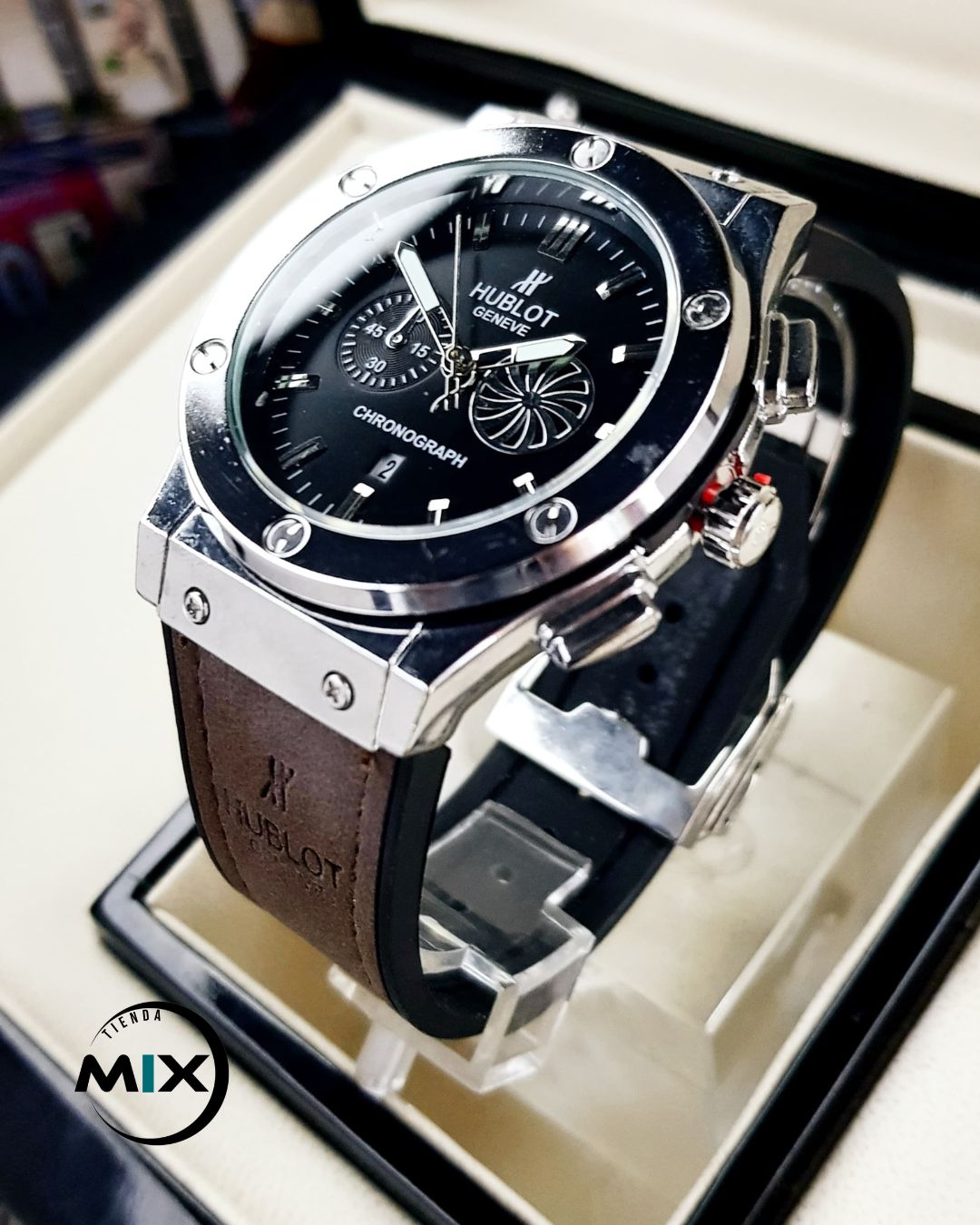 RELOJ HUBLOT FOCUS CUERO