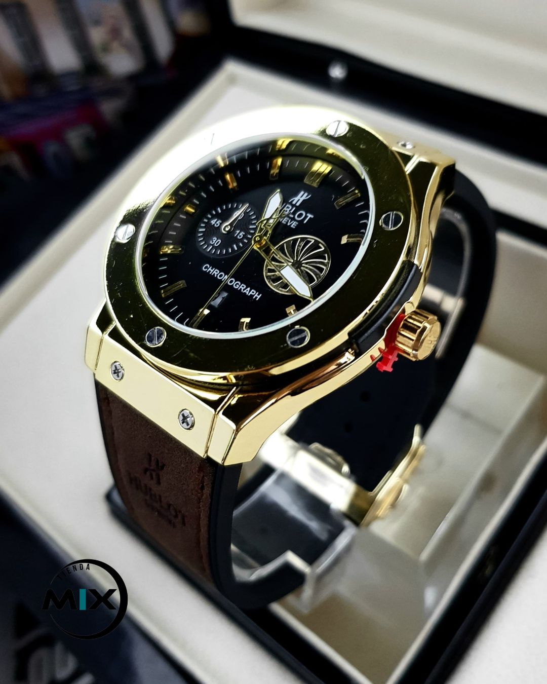 RELOJ HUBLOT FOCUS CUERO