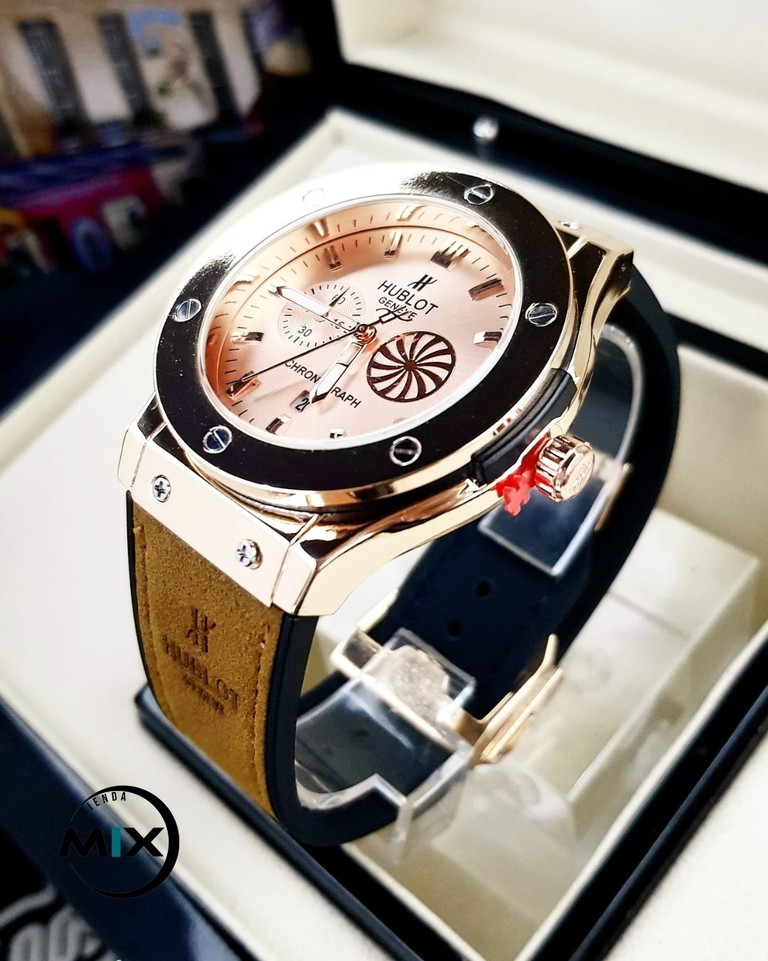 RELOJ HUBLOT FOCUS CUERO