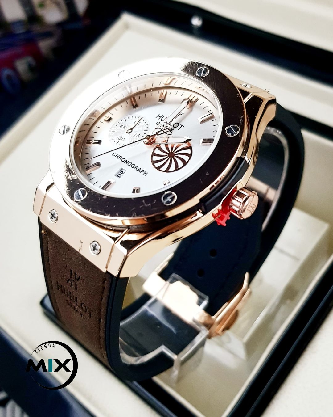 RELOJ HUBLOT FOCUS CUERO