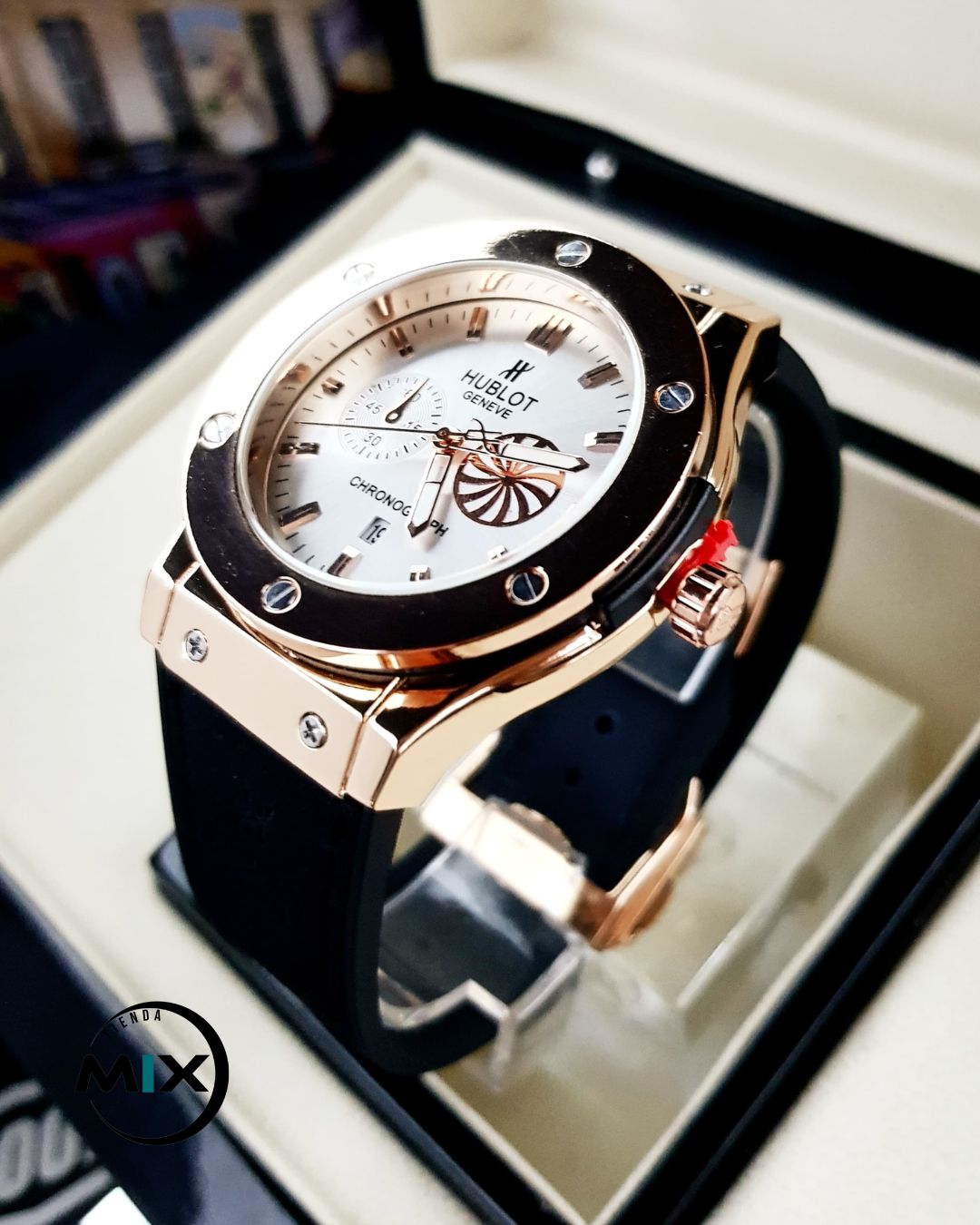 RELOJ HUBLOT FOCUS CUERO