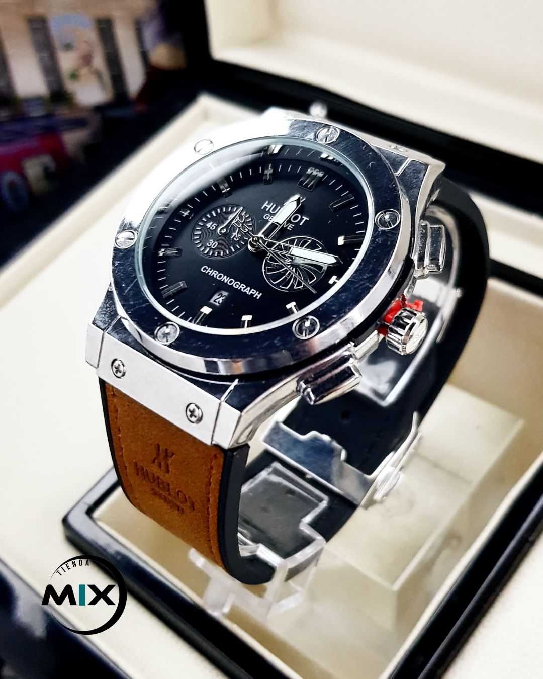 RELOJ HUBLOT FOCUS CUERO