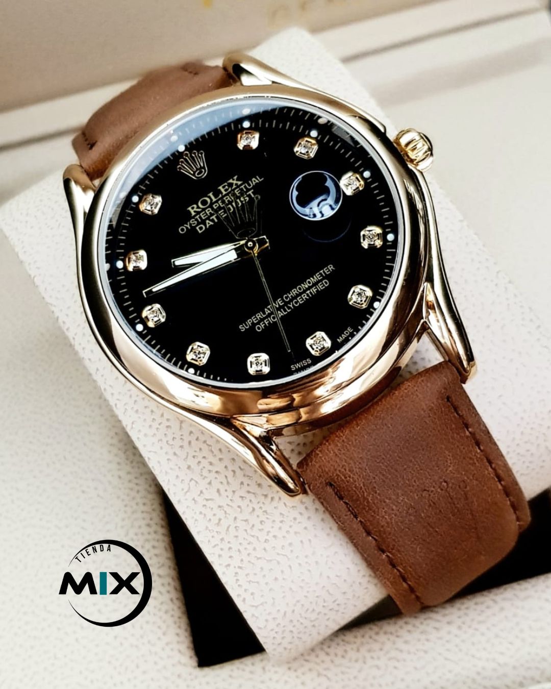 RELOJ ROLEX CUERO