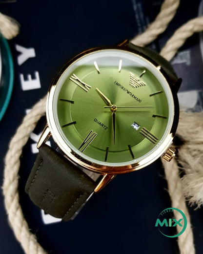 RELOJ ARMANI CUERO