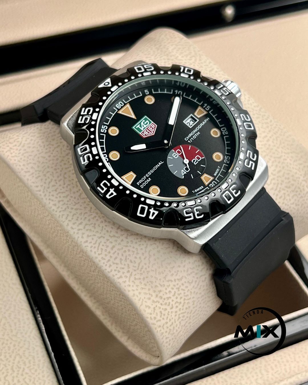 RELOJ TAGHEUER GOMA
