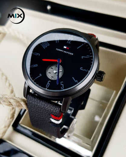 RELOJ TOMMY CUERO
