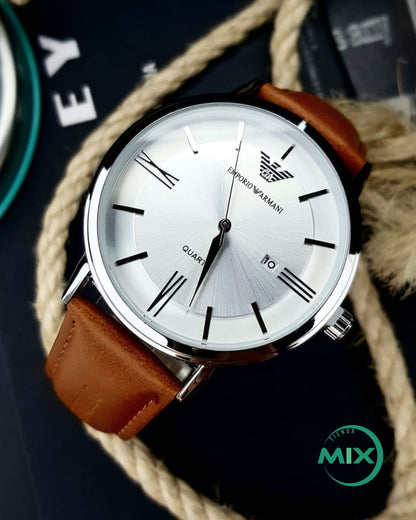 RELOJ ARMANI CUERO