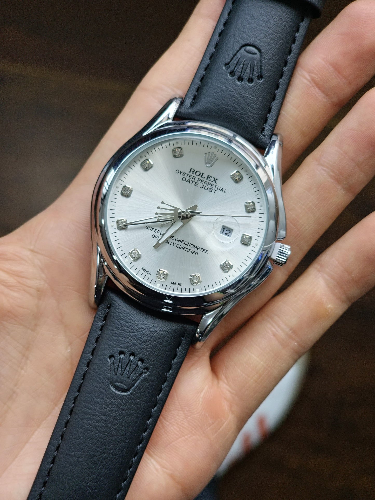 RELOJ ROLEX CUERO