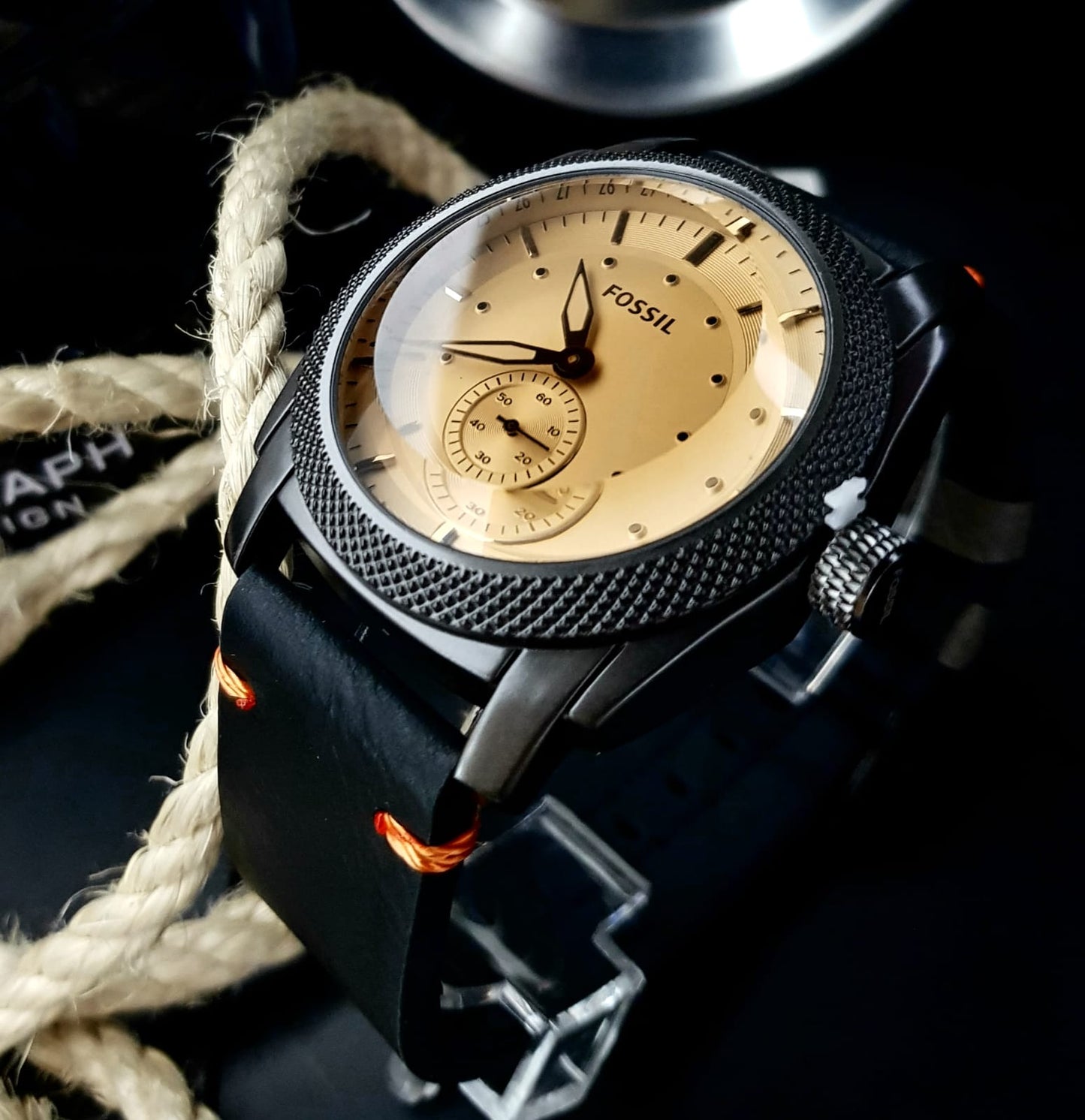 RELOJ FOSSIL CUERO