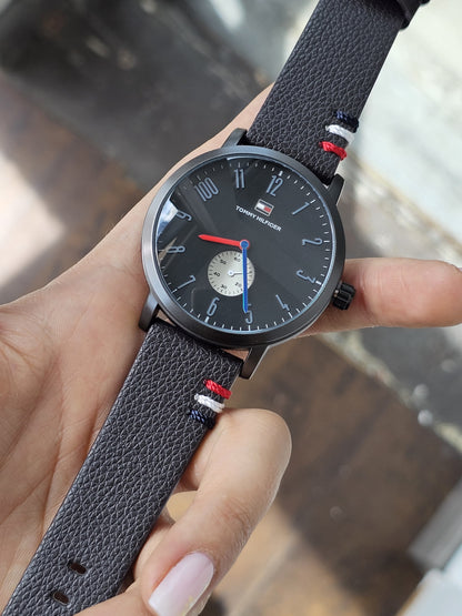 RELOJ TOMMY CUERO